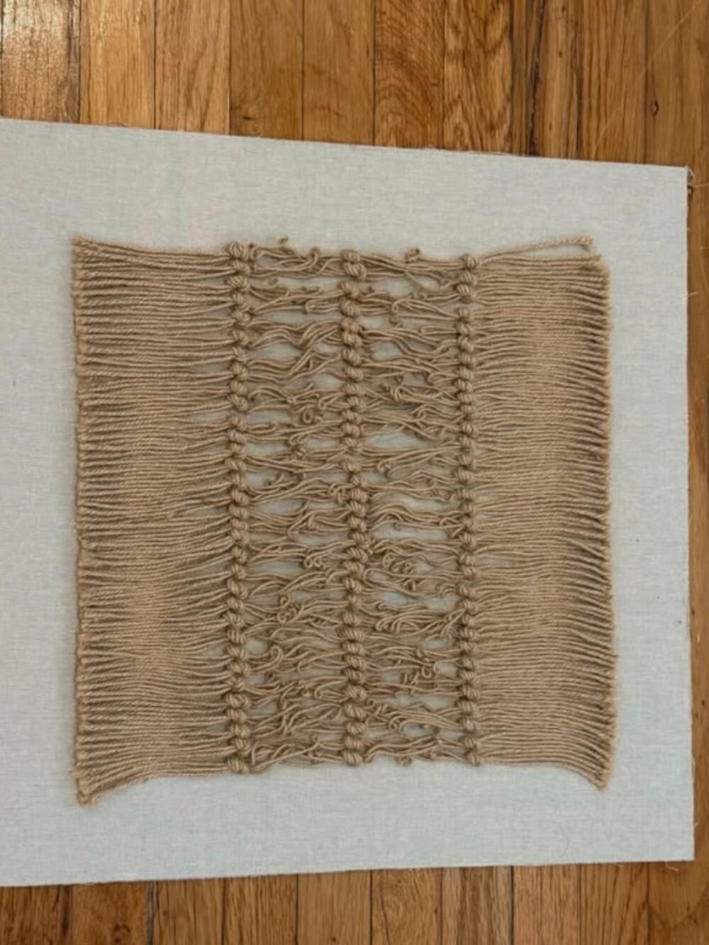Woven Textile Wall Art | 24” x 24”